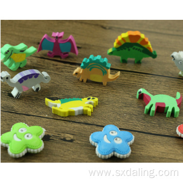 Custom 3D Fancy Dinosaur Promotional Eraser